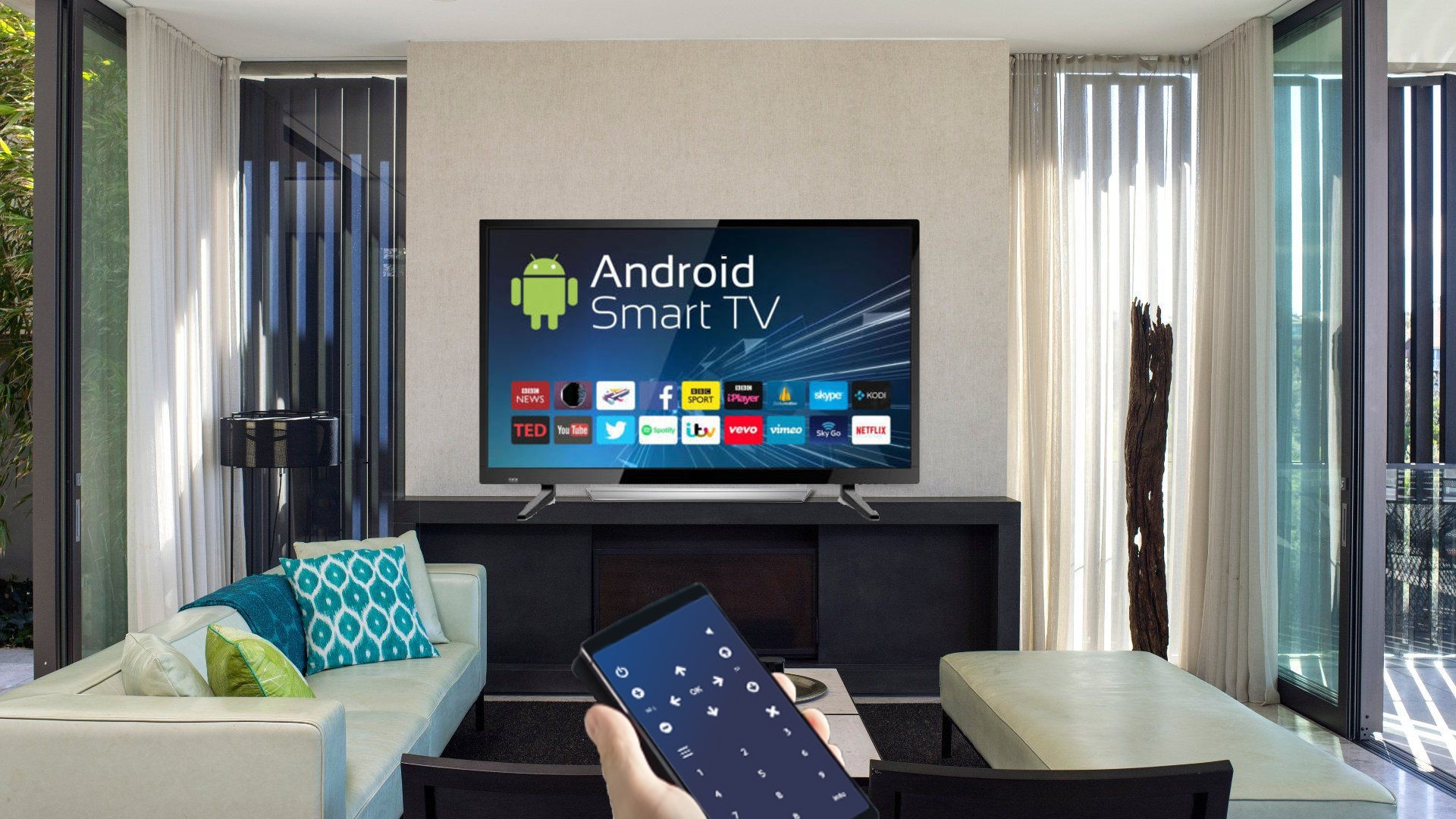 Không riêng dành cho nhà thông minh smarthome mà smart TV đã trở thành thiết bị phổ biến trong mọi gia đình.Với khả năng kết nối internet, bạn có thể xem phim, chương trình truyền hình hay livestream từ các ứng dụng trực tuyến mà không cần phụ thuộc vào các kênh truyền hình truyền thống. Bên cạnh đó, nhiều Smart TV còn tích hợp trợ lý ảo, cho phép bạn tìm kiếm nội dung chỉ bằng giọng nói. Khi kết hợp với hệ thống chiếu sáng thông minh, bạn có thể tạo ra không gian chiếu phim hoàn hảo chỉ với một câu lệnh.